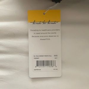 Brand new Yolanda Figs scrub pants in navy